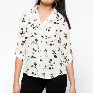 FORTUNE + IVY Christelle Button Down Blouse